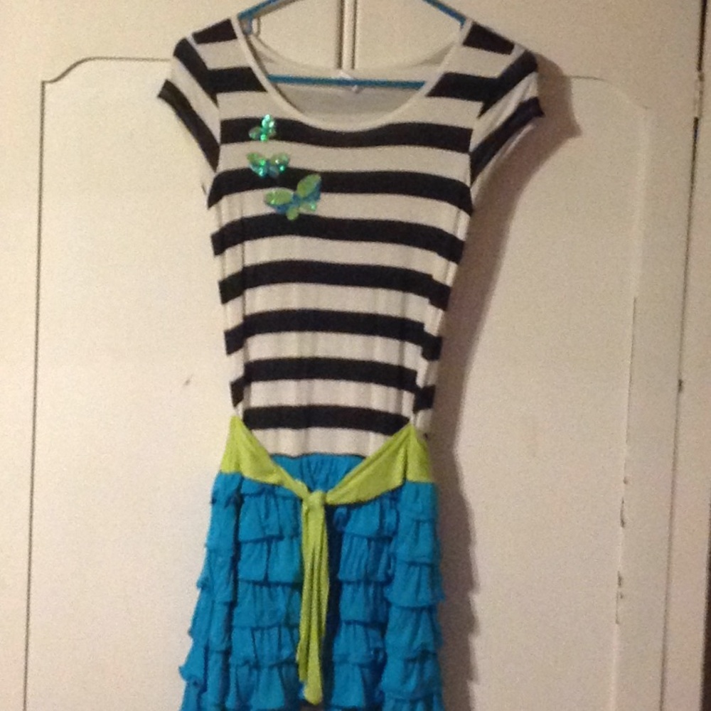 Lime apple dress